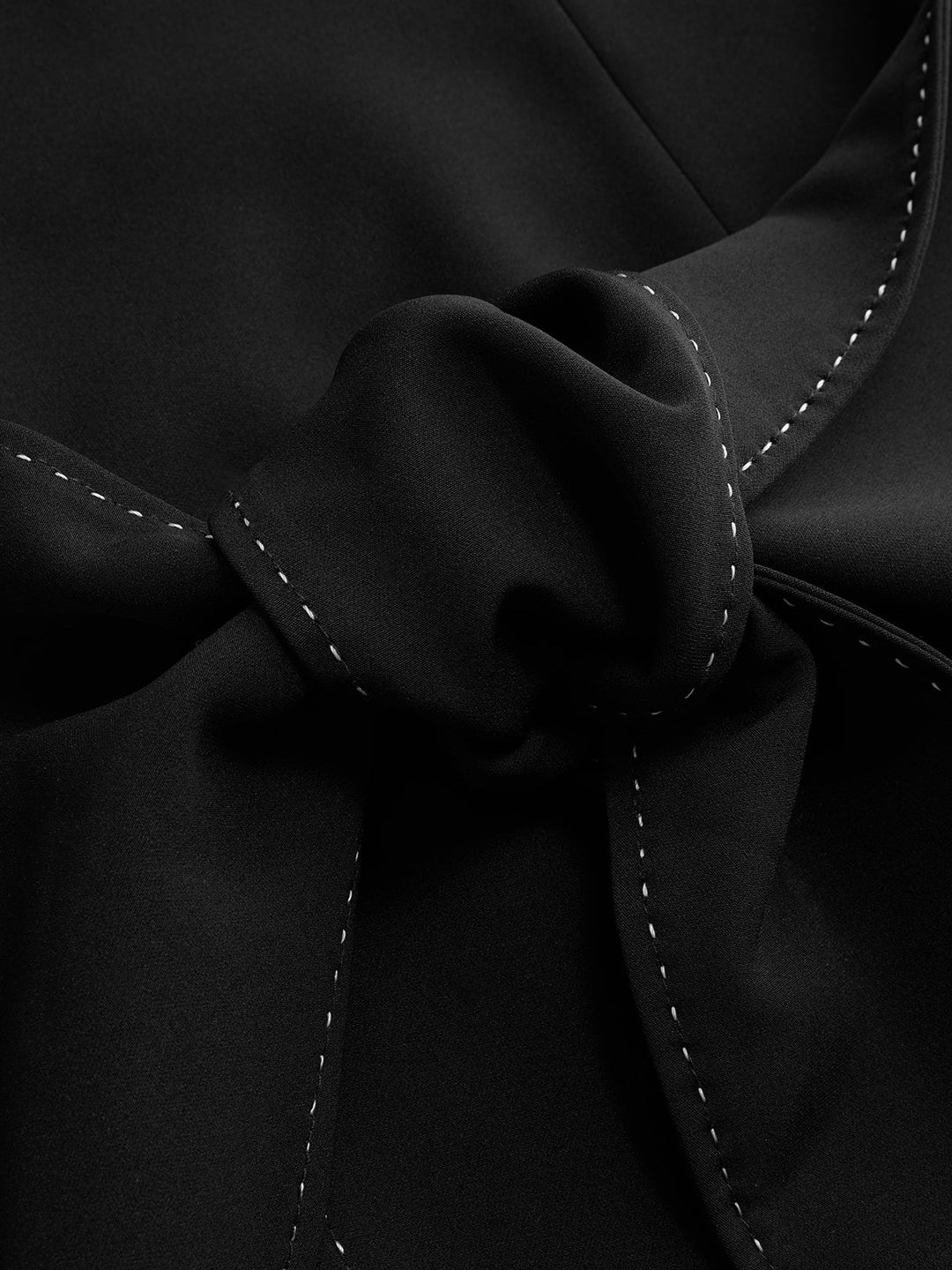 Valantomode | Chic Sleeveless Knot-Waist Mini Dress for Effortless Style