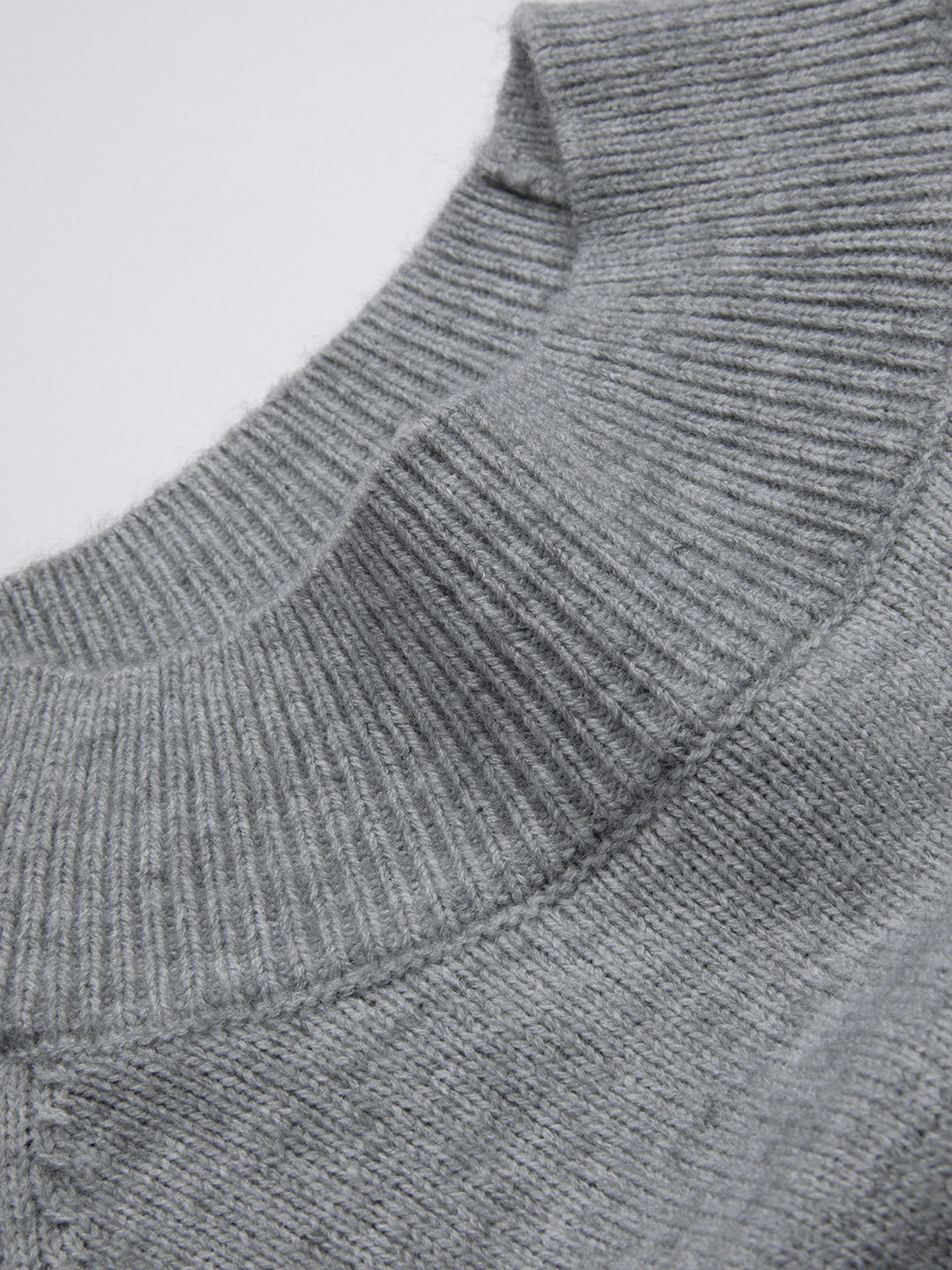 Valantomode | Chic Mock Neck Ribbed Knit Dress with Cinched Waist