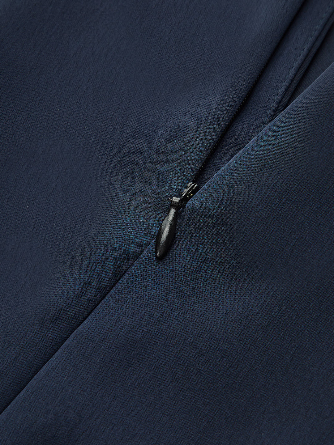 Valantomode | Elegant Satin Turtleneck Mini Dress with Tie-Waist