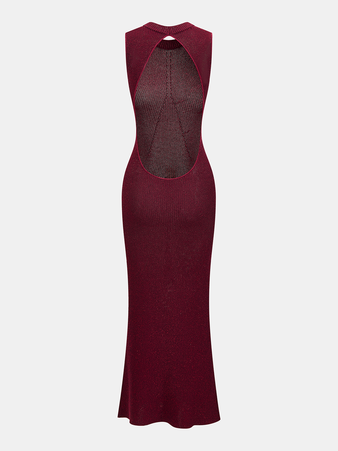 Valantomode | Sparkling Backless Sleeveless Maxi Dress for Glam Nights