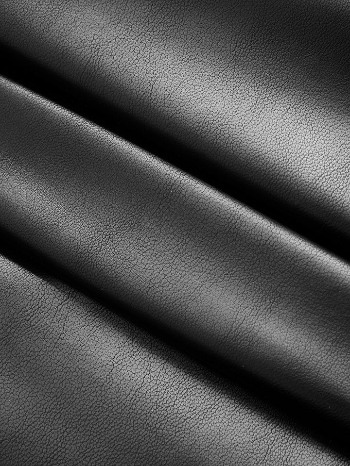 Valantomode | Chic Faux Leather Ruched Midi Cami Dress for Effortless Style