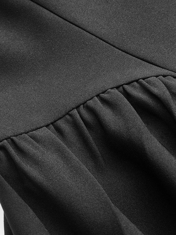 Valantomode | Sleeveless Keyhole Maxi Dress with Flare Skirt