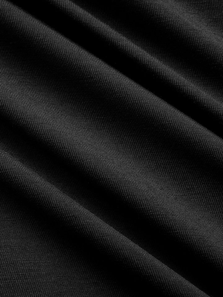 Valantomode | Twisted Halter Neck Ruched Maxi Dress with Slit