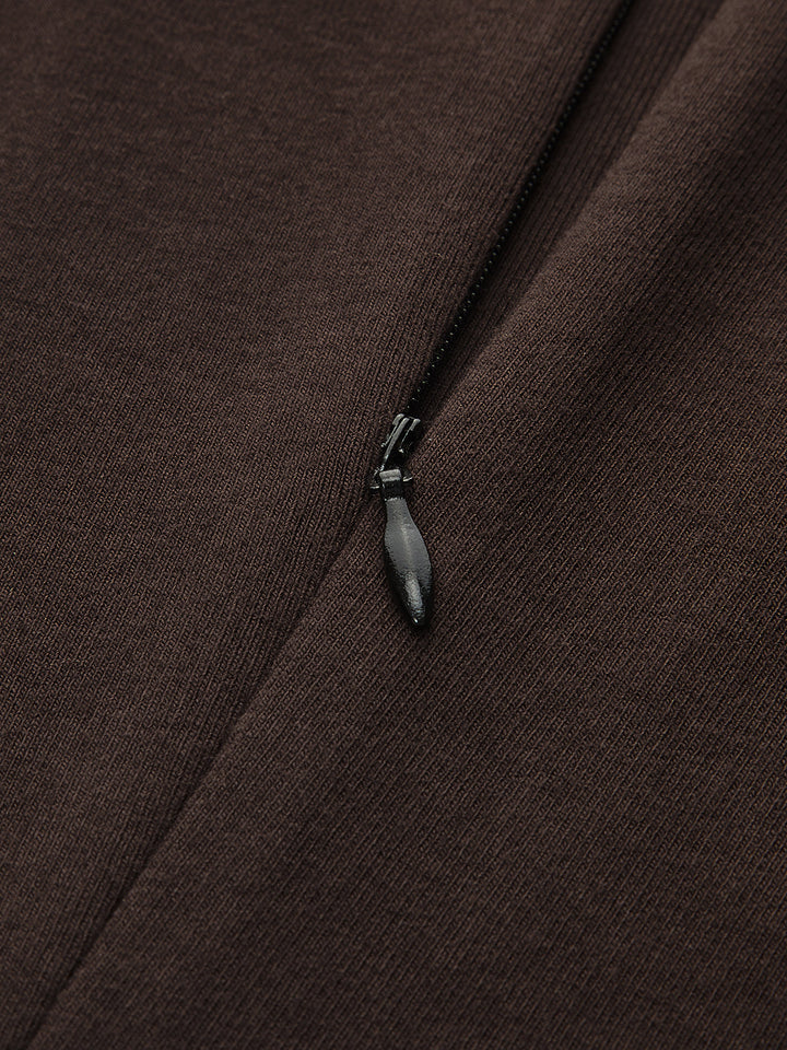 Valantomode | Chic Ruched Faux Leather Sleeveless Dress for Effortless Style