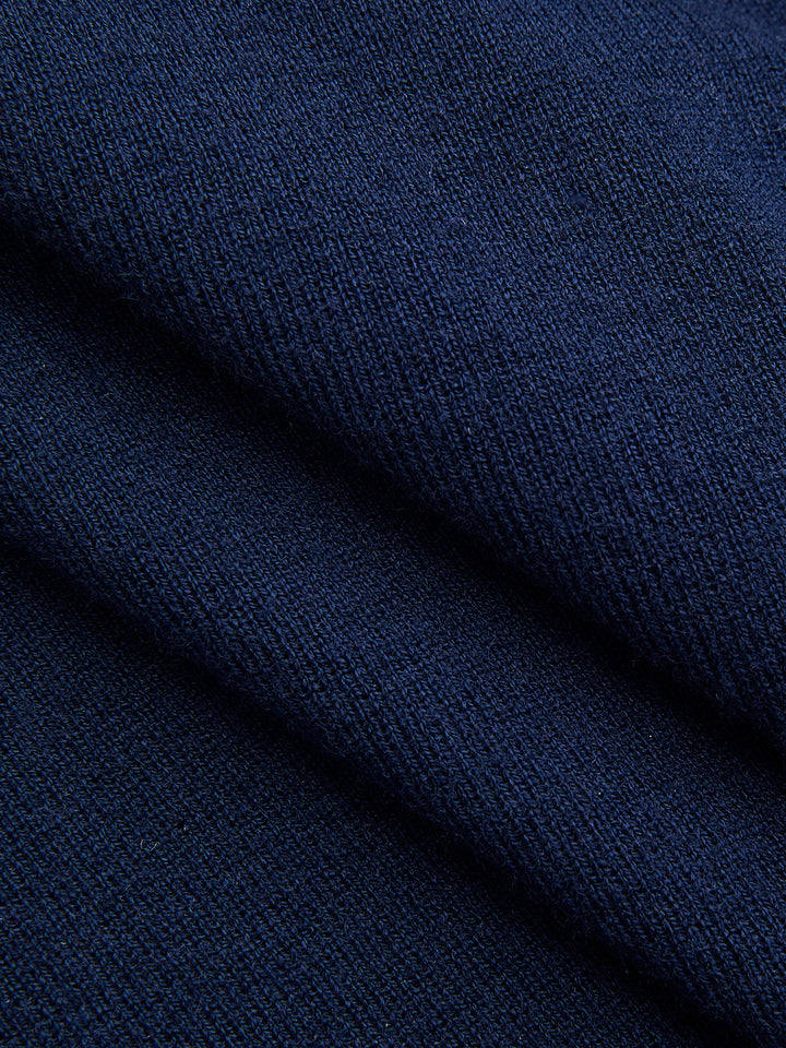 Valantomode | Cozy V-Neck Wool-Blend Maxi Dress for Effortless Style
