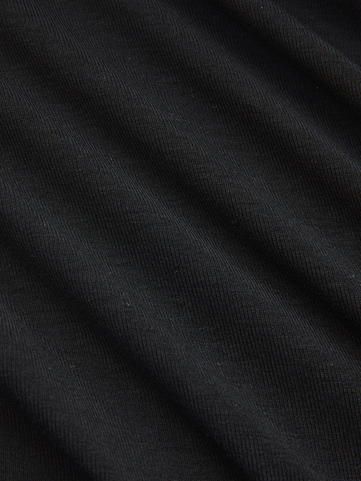 Valantomode | Asymmetric Ruched Mini Dress with Pleated Faux Leather Panel