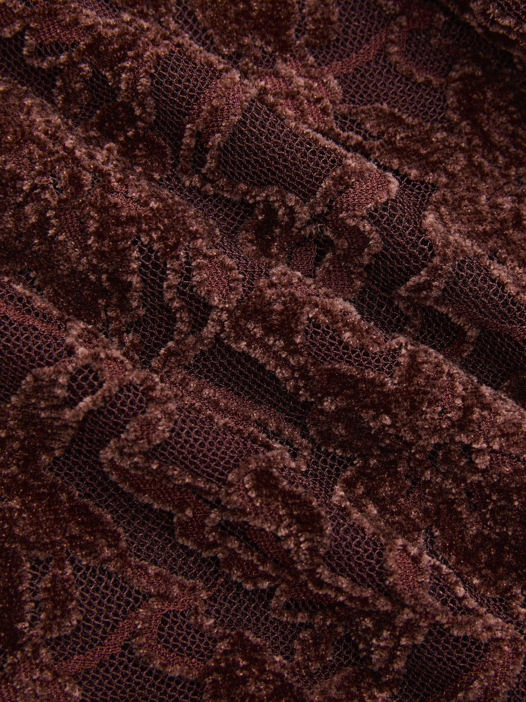 Valantomode | Elegant Lace-Jacquard Long-Sleeve Mini Dress