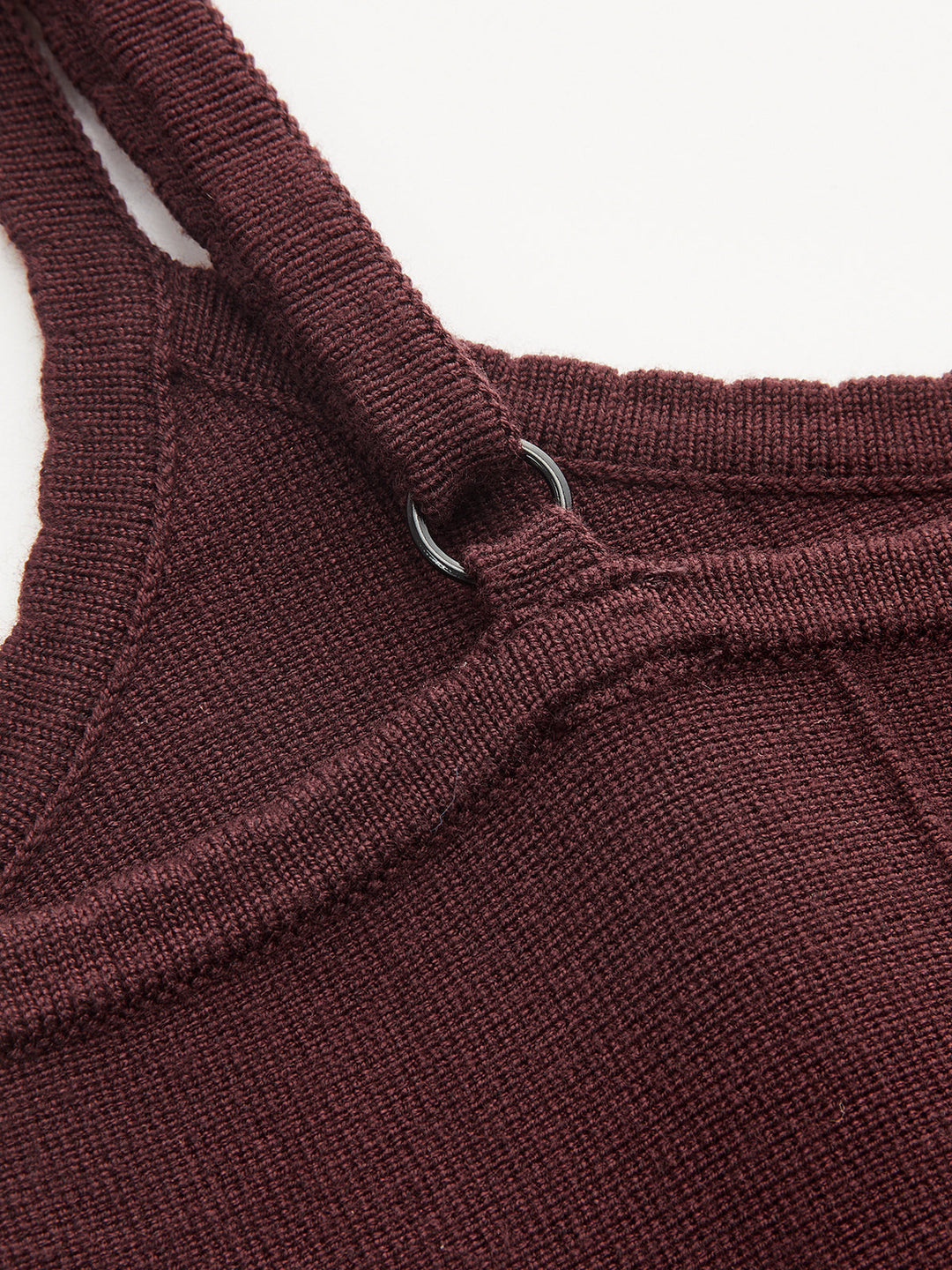 Valantomode | Chic Knit Cami Mini Dress with Umbrella Hem