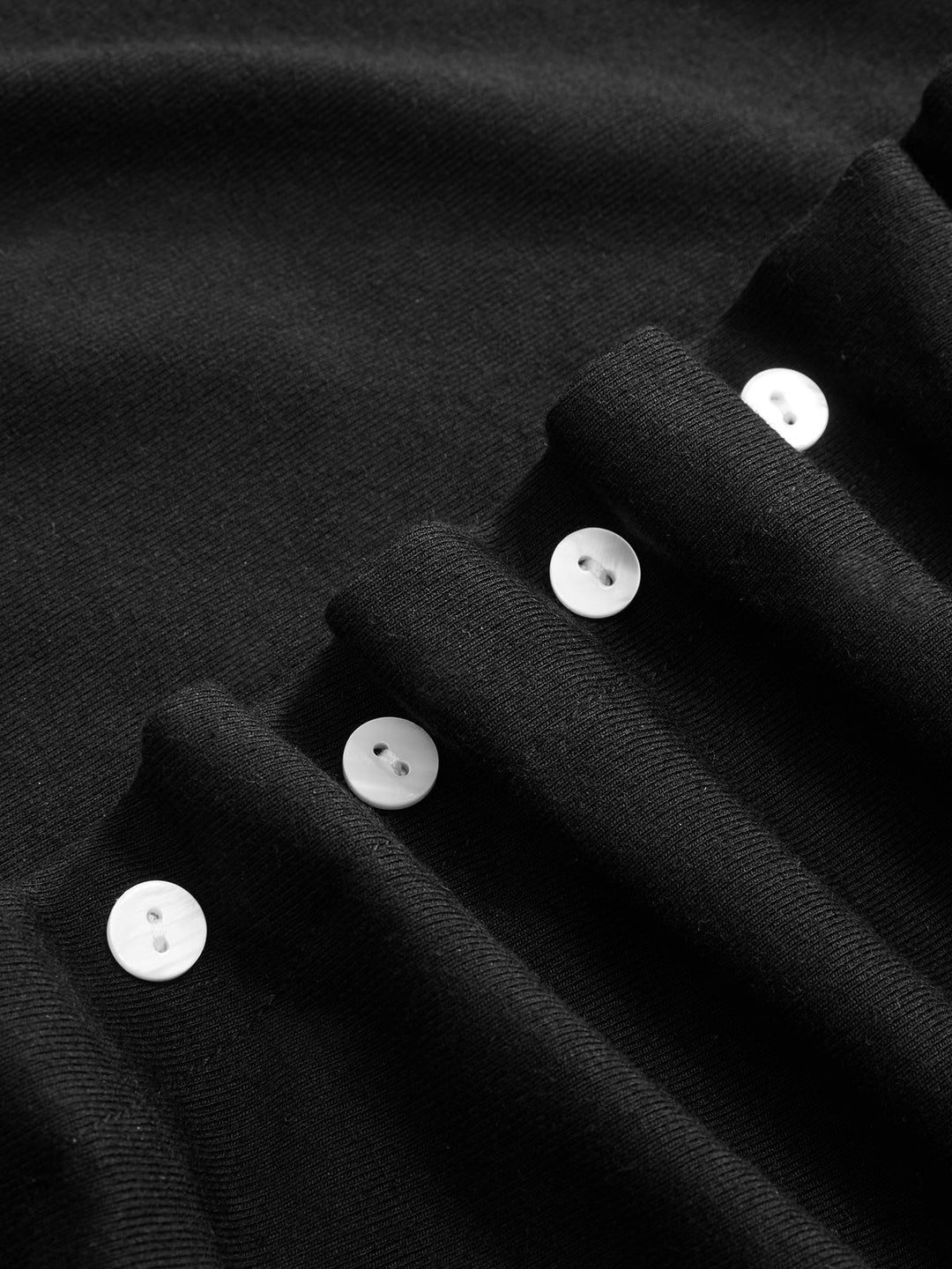 Valantomode | Chic Ruched Side Button Dress with Short Sleeves