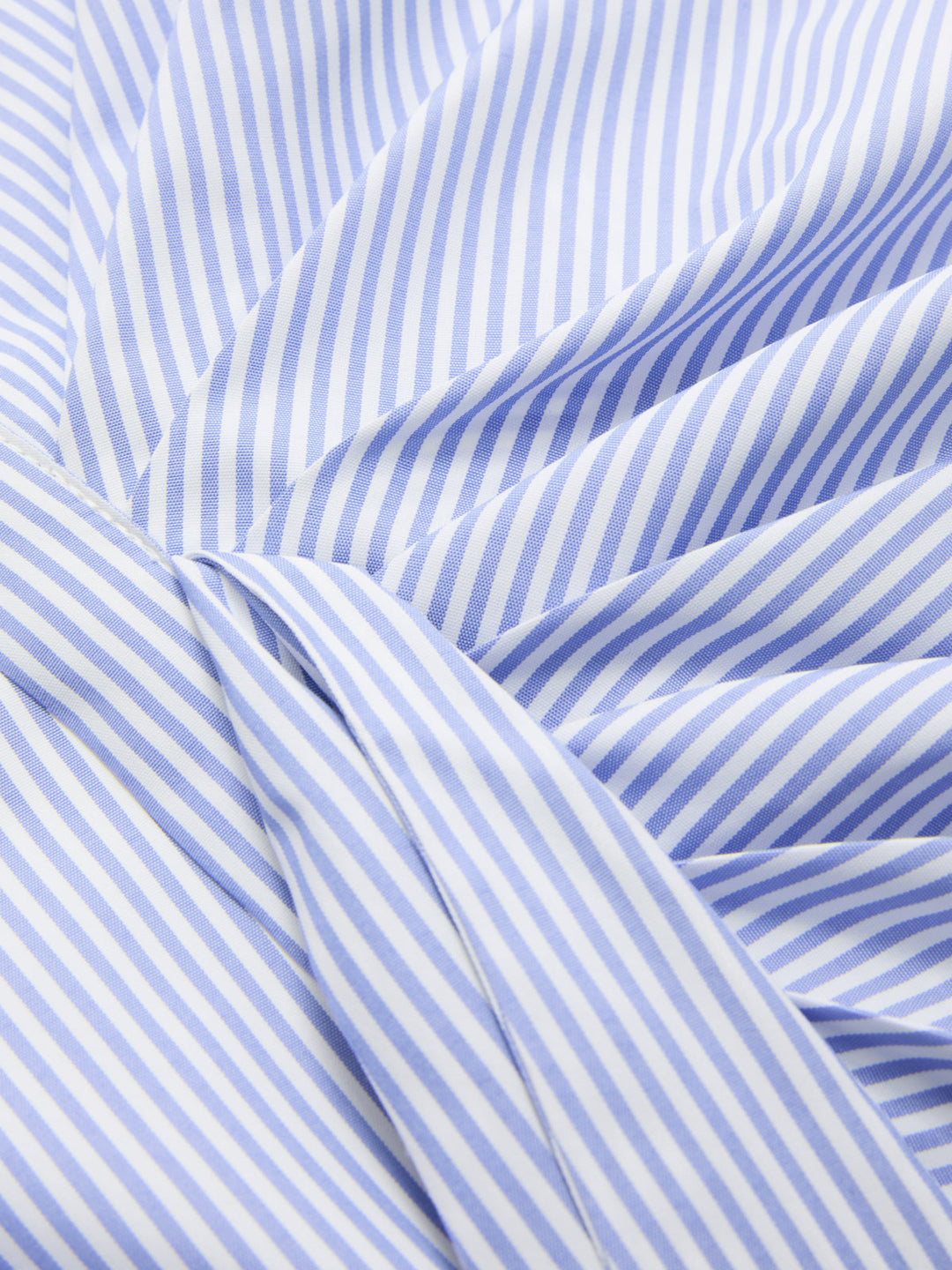 Valantomode | Chic Knot-Front Striped Shirt Dress for Effortless Style