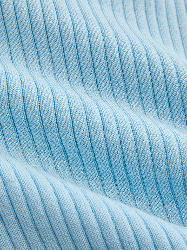 Valantomode | Chic Long-Sleeve Ribbed Knit Maxi Dress for Effortless Style
