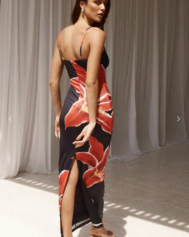 Valantomode | Floral Maxi Dress for Effortless Summer Style