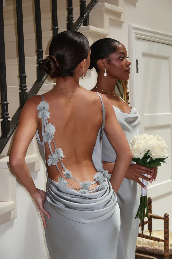 Valantomode | Open Back Maxi Dress for Effortless Elegance