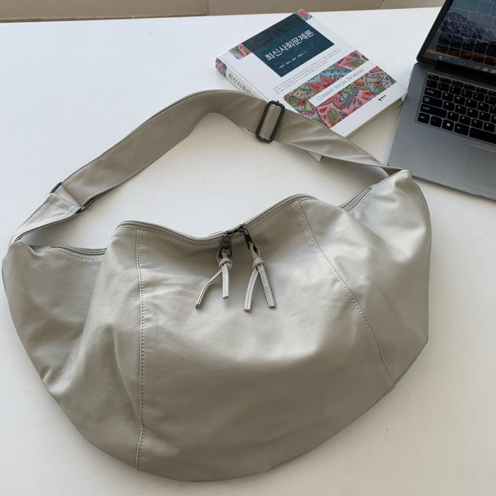 Valantomode | Aura Grand Slouch – 60cm Premium Vegan Leather Oversized Hobo Crossbody Bag