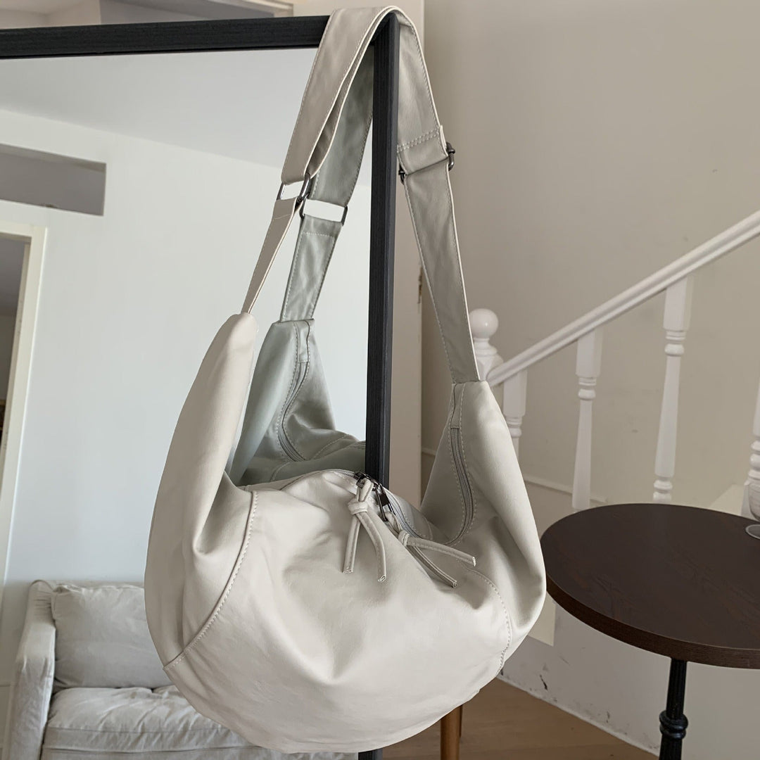 Valantomode | Aura Grand Slouch – 60cm Premium Vegan Leather Oversized Hobo Crossbody Bag