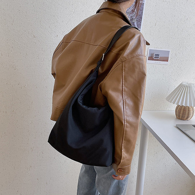 Valantomode | The Titan Nylon Logistics Garrison – Women's High-Capacity Durable Shoulder Tote