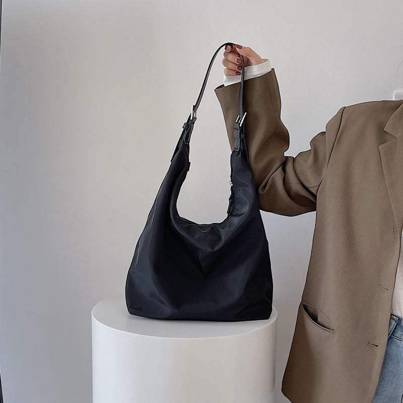Valantomode | The Titan Nylon Logistics Garrison – Women's High-Capacity Durable Shoulder Tote