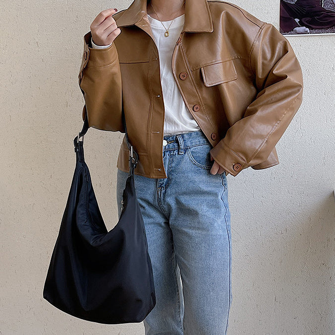 Valantomode | The Titan Nylon Logistics Garrison – Women's High-Capacity Durable Shoulder Tote