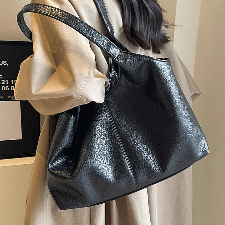 Valantomode | The Veridian Kinetic Garrison – Women's Premium Large Vegan Leather Hobo Tote