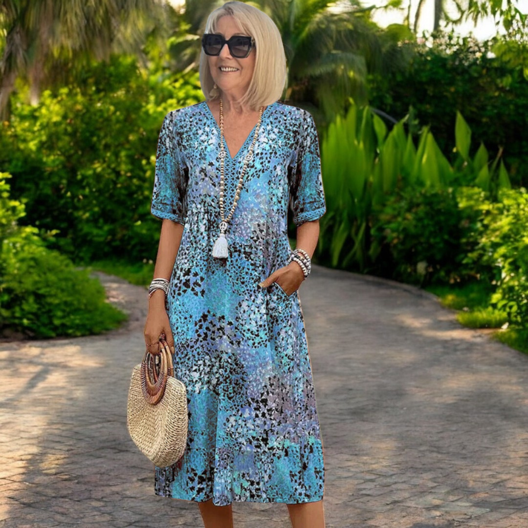 Valantomode | Stylish Olive Dress for Effortless Summer Elegance
