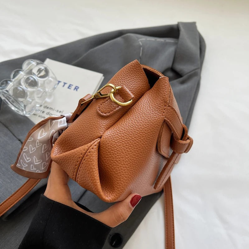 Valantomode | Apex Contour Crossbody – Premium Vegan Leather Geometric Shoulder Bag