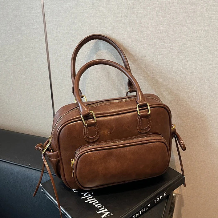 Valantomode | Linear Archival Courier – 3-in-1 Premium Vegan Leather Convertible Bag & Backpack