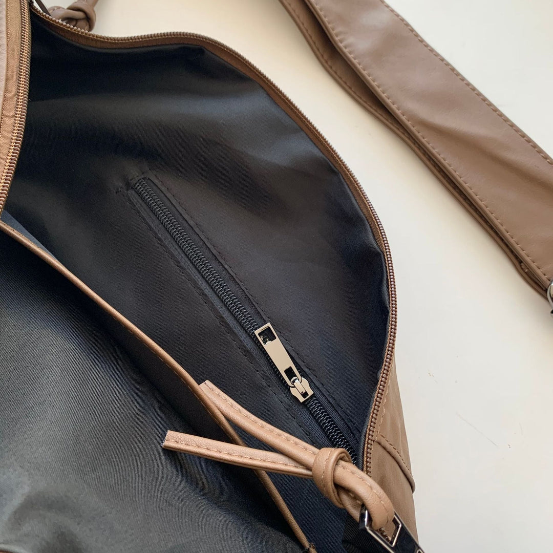 Valantomode | Aura Grand Slouch – 60cm Premium Vegan Leather Oversized Hobo Crossbody Bag