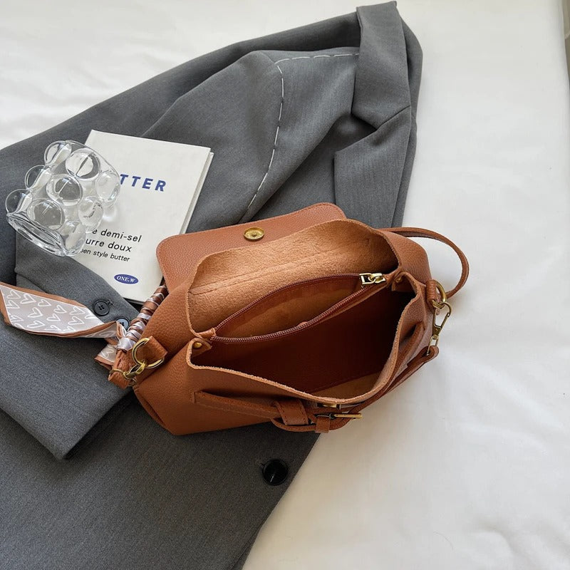 Valantomode | Apex Contour Crossbody – Premium Vegan Leather Geometric Shoulder Bag