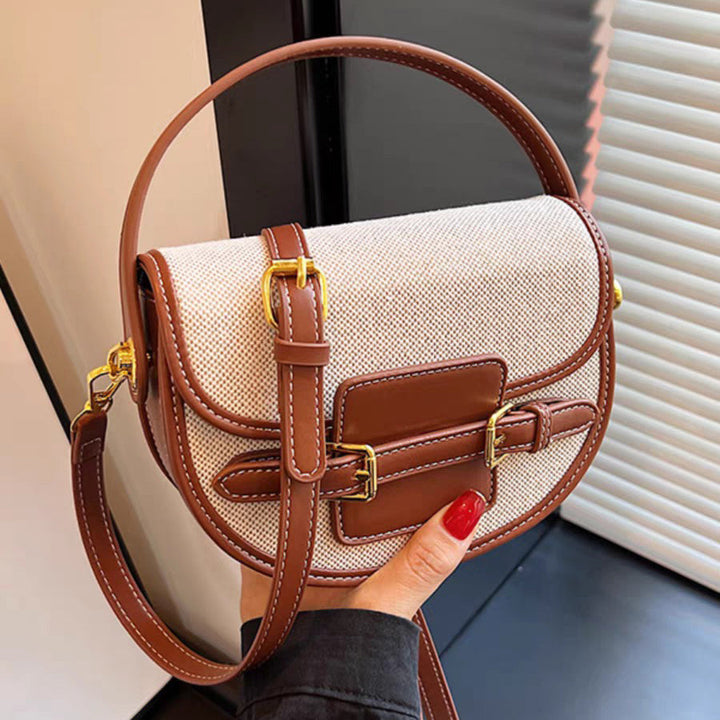 Valantomode | Odyssey Petite Garrison – Premium Canvas & Vegan Leather Mini Crossbody Bag