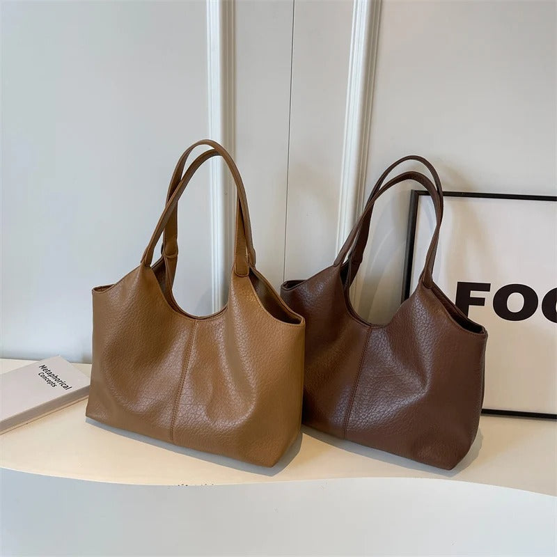 Valantomode | The Veridian Kinetic Garrison – Women's Premium Large Vegan Leather Hobo Tote