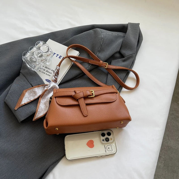 Valantomode | Apex Contour Crossbody – Premium Vegan Leather Geometric Shoulder Bag