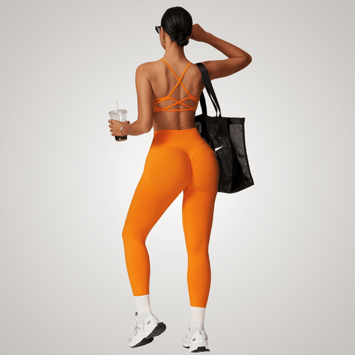 Valantomode | Seamless High-Waisted Yoga Leggings for Women - Bum-Lifting, Tummy Control, Perfect for Workouts & Gym