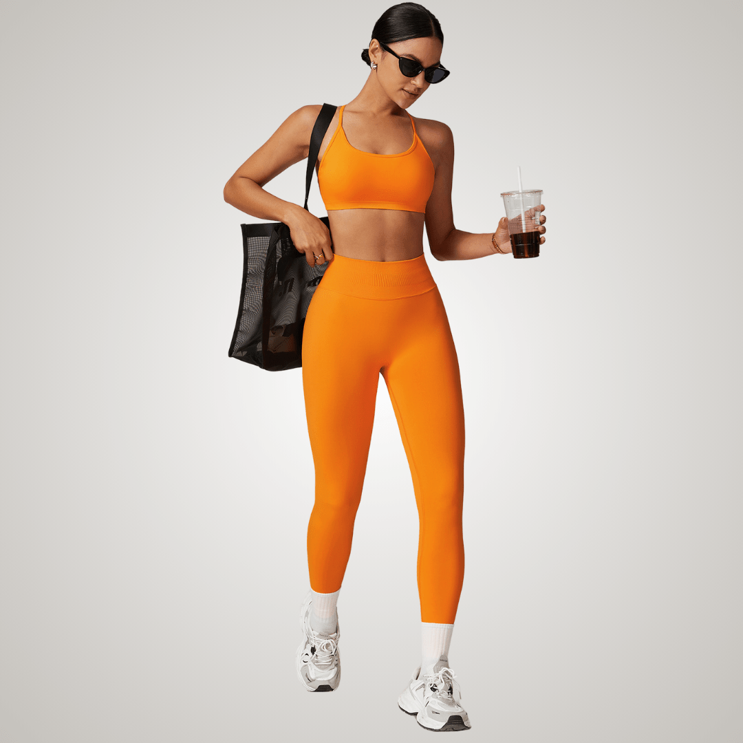 Valantomode | Seamless High-Waisted Yoga Leggings for Women - Bum-Lifting, Tummy Control, Perfect for Workouts & Gym
