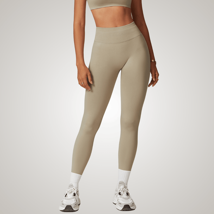 Valantomode | Seamless High-Waisted Yoga Leggings for Women - Bum-Lifting, Tummy Control, Perfect for Workouts & Gym