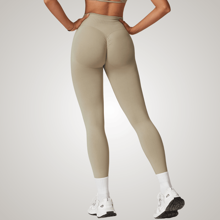 Valantomode | Seamless High-Waisted Yoga Leggings for Women - Bum-Lifting, Tummy Control, Perfect for Workouts & Gym