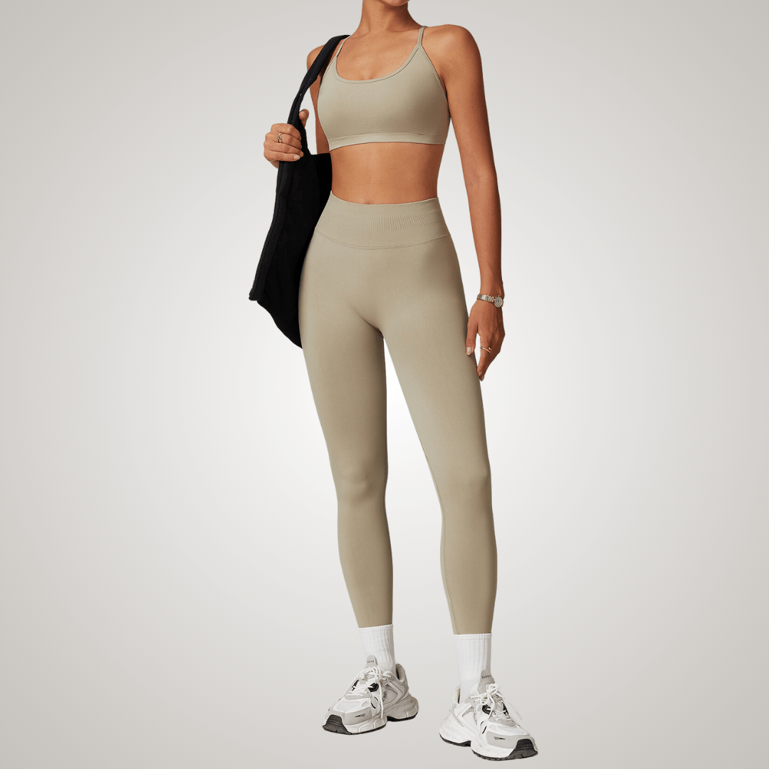 Valantomode | Seamless High-Waisted Yoga Leggings for Women - Bum-Lifting, Tummy Control, Perfect for Workouts & Gym
