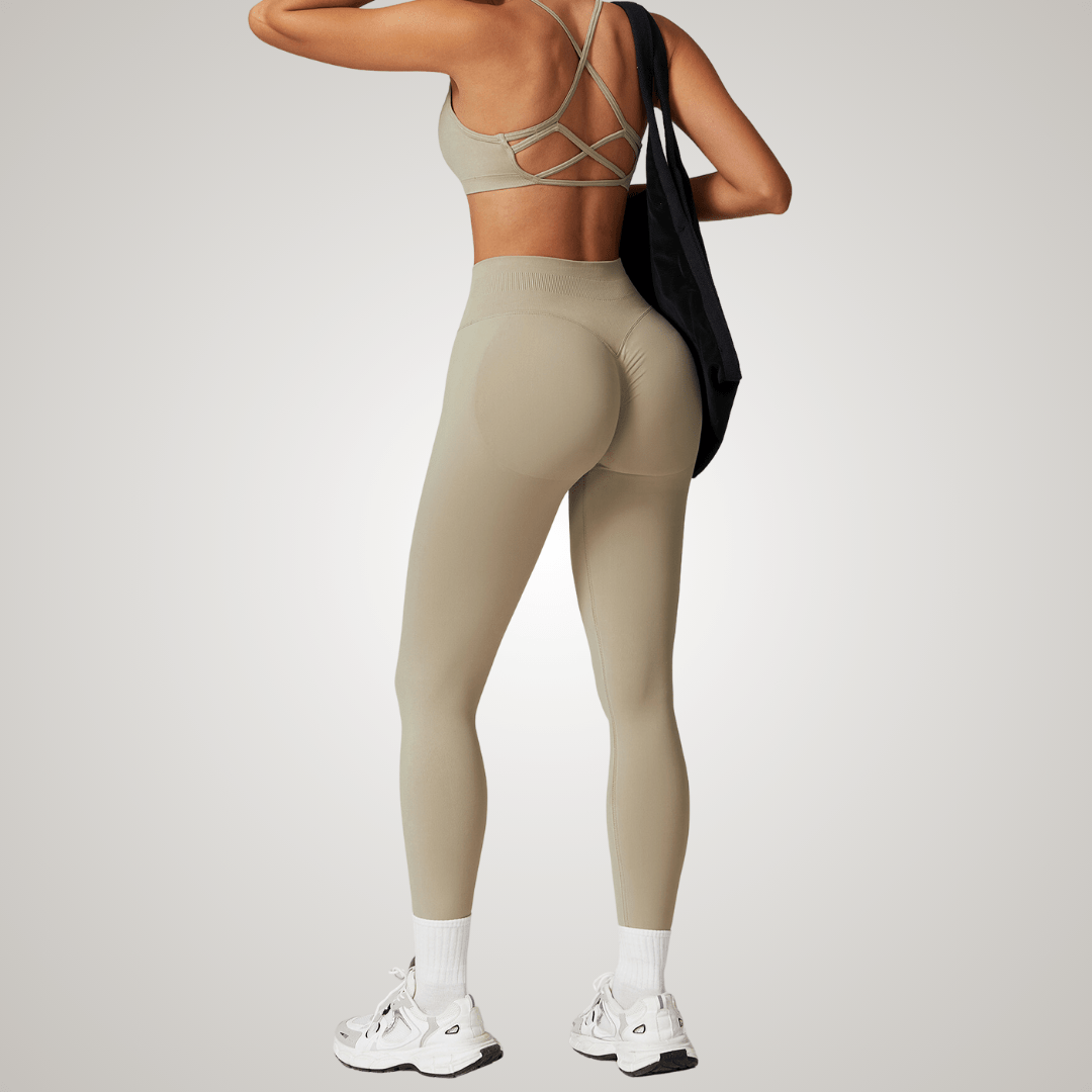 Valantomode | Seamless High-Waisted Yoga Leggings for Women - Bum-Lifting, Tummy Control, Perfect for Workouts & Gym