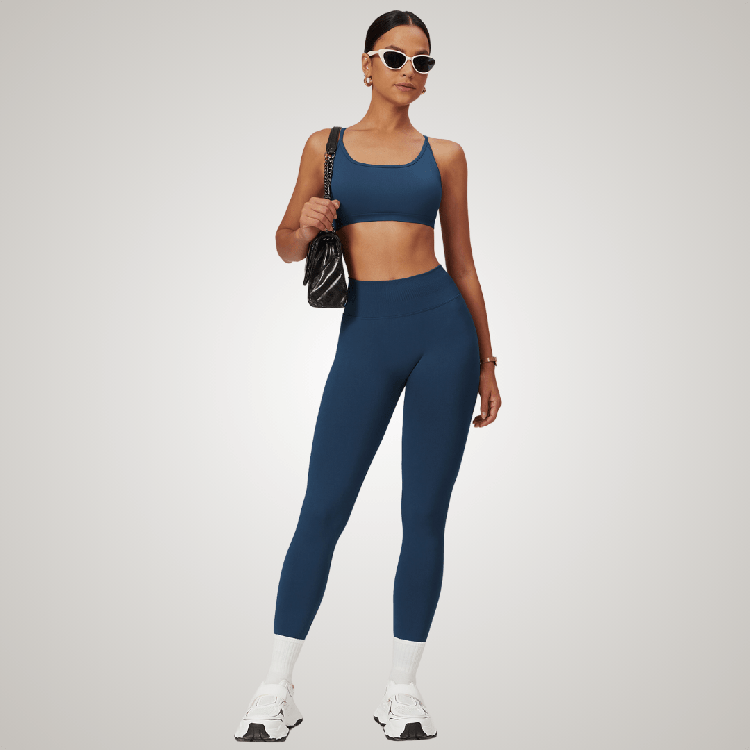 Valantomode | Seamless High-Waisted Yoga Leggings for Women - Bum-Lifting, Tummy Control, Perfect for Workouts & Gym