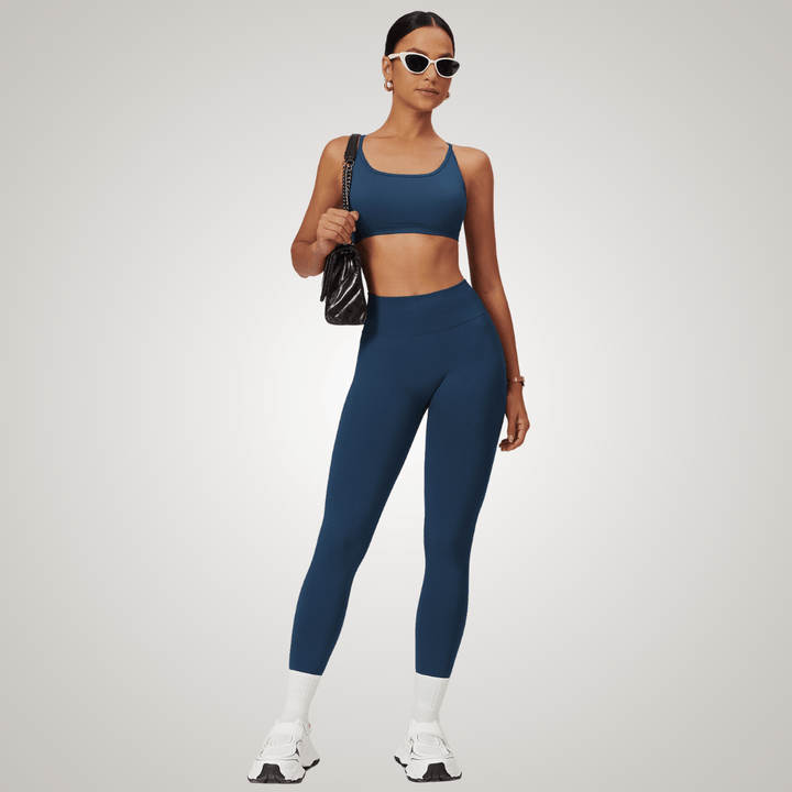 Valantomode | Seamless High-Waisted Yoga Leggings for Women - Bum-Lifting, Tummy Control, Perfect for Workouts & Gym