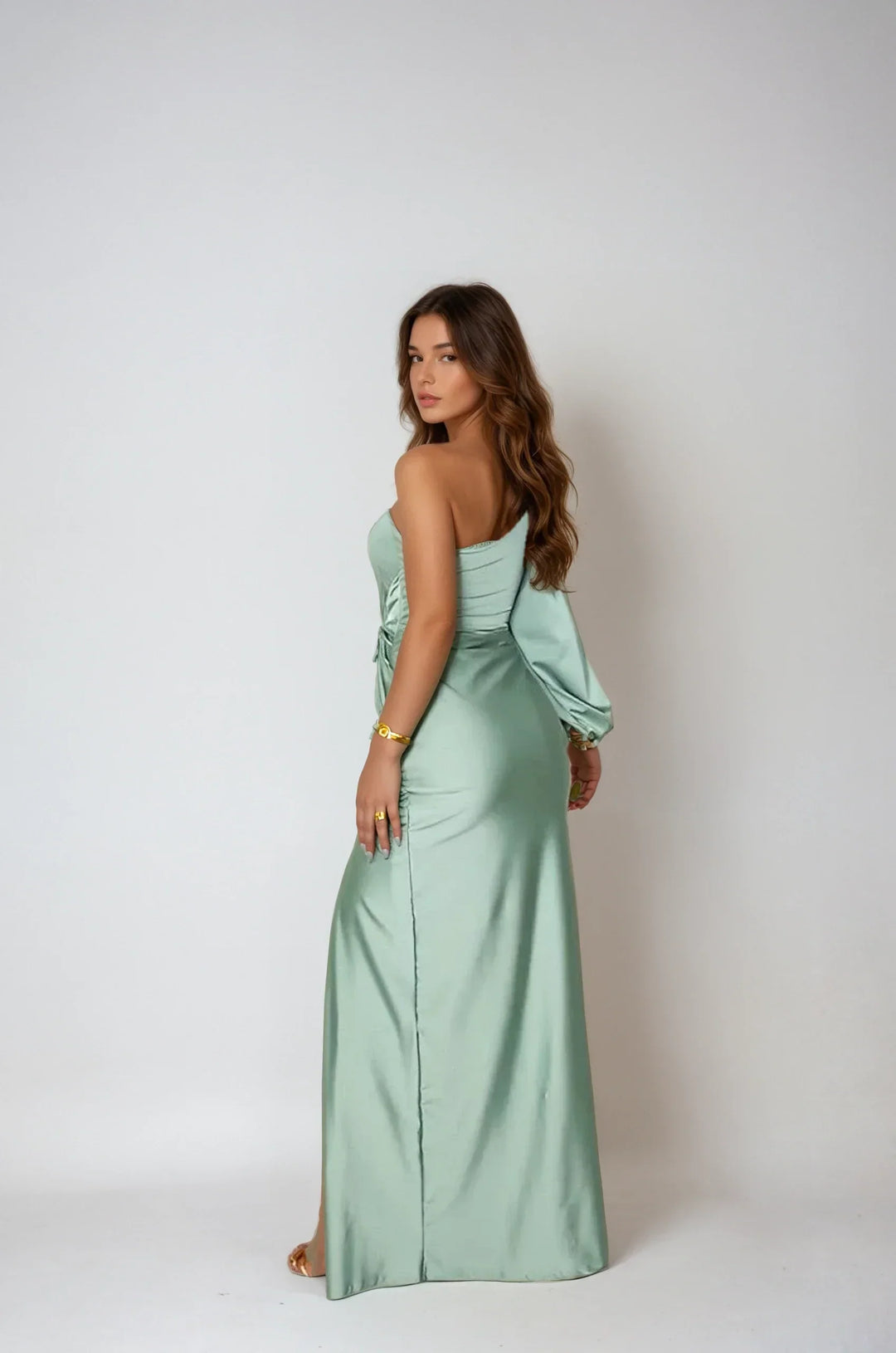 Valantomode | Louie One-Shoulder Maxi Dress for Stunning Arrivals