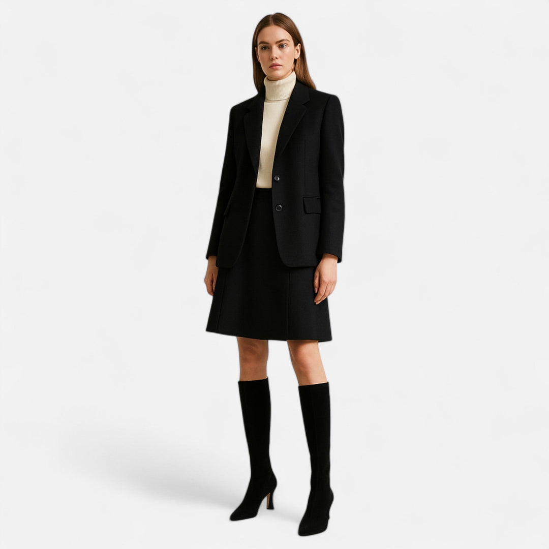 Valantomode | Women’s Suede Thigh-High Boots with Heels