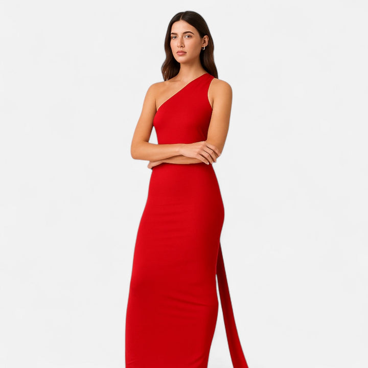 Valantomode  | Women’s Backless Scarf-Tie Evening Dress
