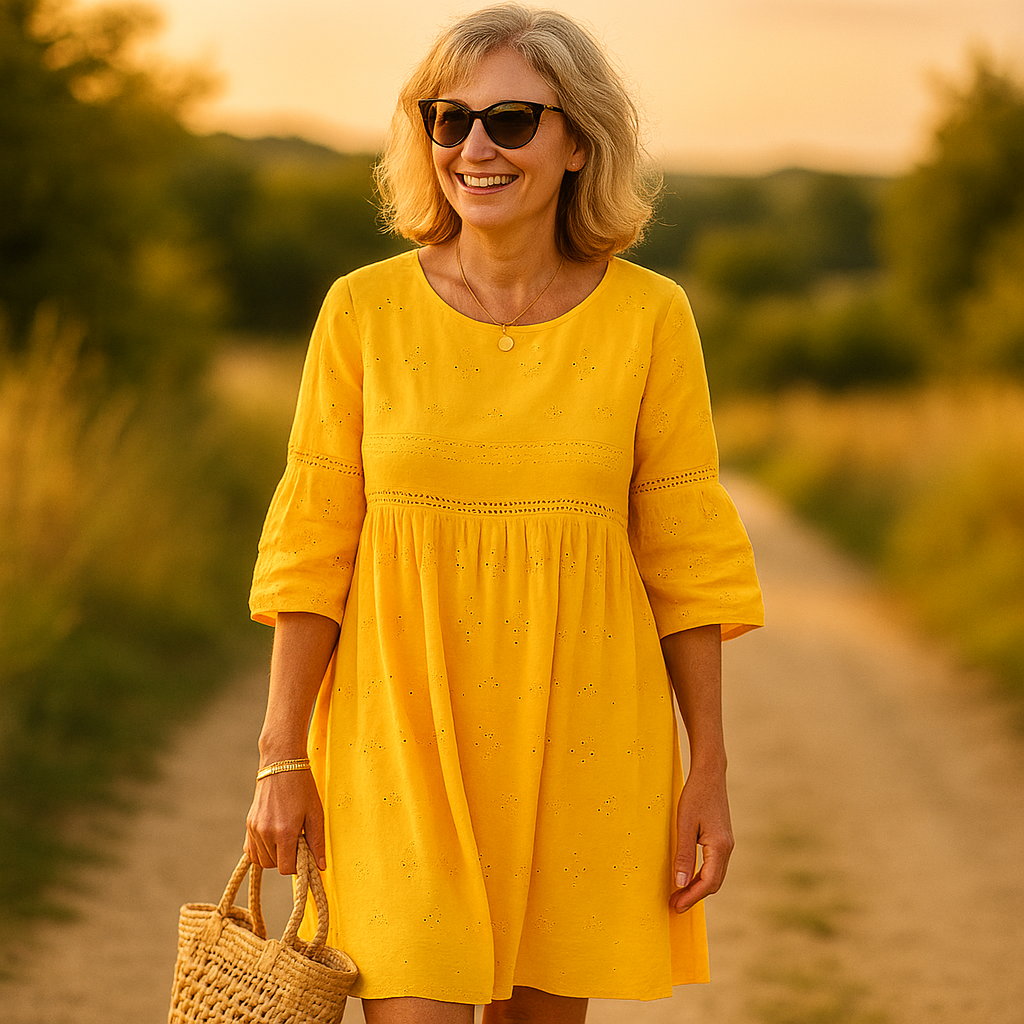 Valantomode | Chic Summer Lace Dress for Effortless Style