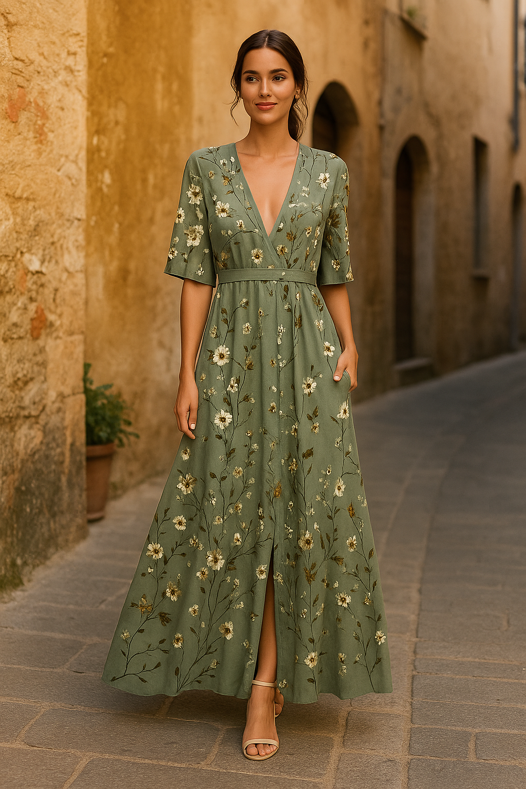 Valantomode | Chic Long Dress for Effortless Style and Elegant Occasions