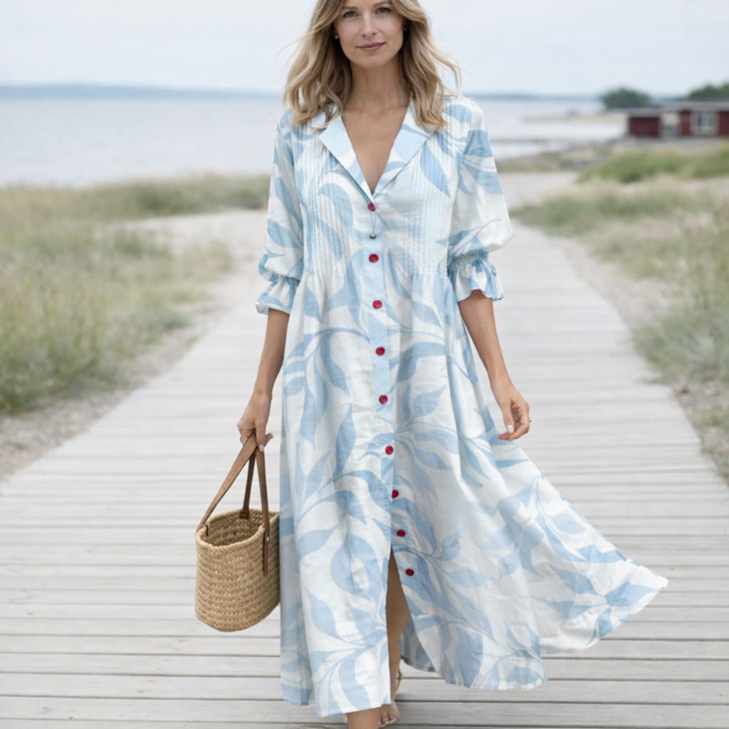 Valantomode | Chic Bohemian Maxi Dress for Stylish Women