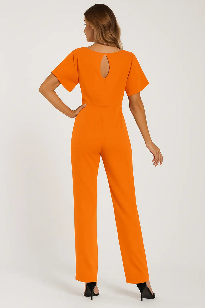 Valantomode | Stylish Tie-Belt Jumpsuit Dress for Women This Season