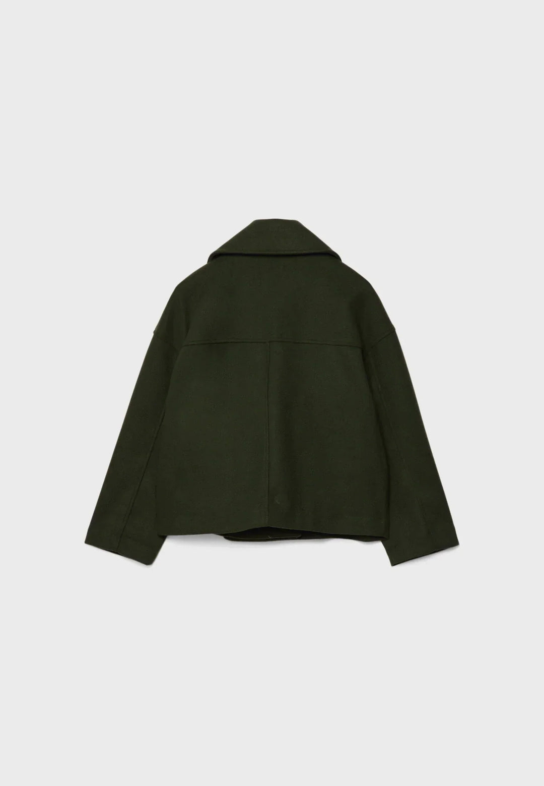 Valantomode | Stylish Double-Breasted Peacoat with Turtle Buttons