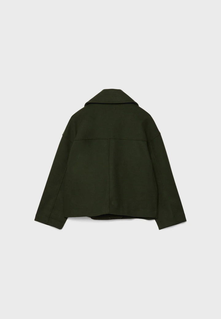 Valantomode | Stylish Double-Breasted Peacoat with Turtle Buttons