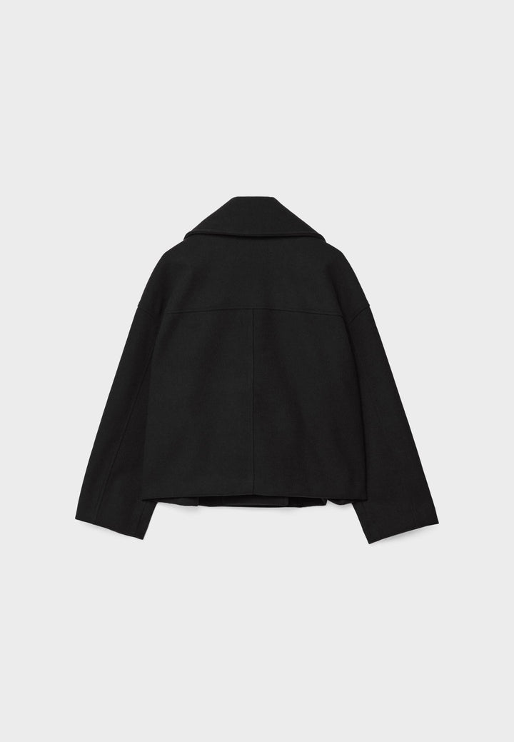 Valantomode | Stylish Double-Breasted Peacoat with Turtle Buttons