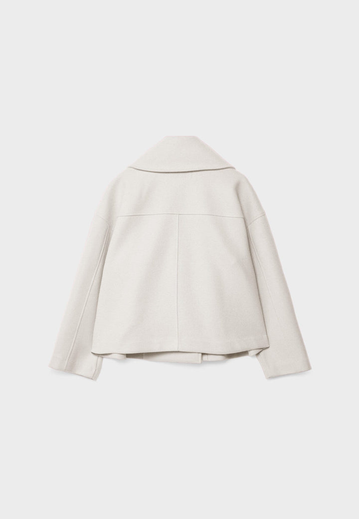 Valantomode | Stylish Double-Breasted Peacoat with Turtle Buttons